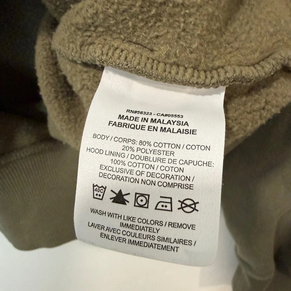 Nike Womens Hoodie Large Olive Green Phoenix Fleece Oversized DQ5860-222